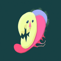 minimalist whimsical fantasy creature