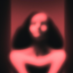 impressionist dark portrait