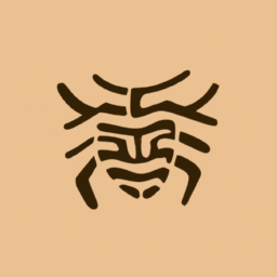 minimalist serene fantasy creature
