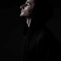 realistic dark portrait