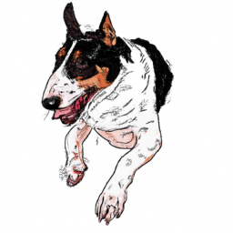 realistic playful dog