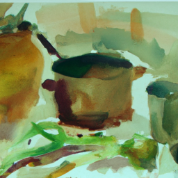 impressionist dreamy still life