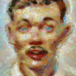 impressionist detailed portrait