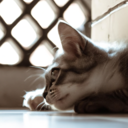 minimalist playful cat