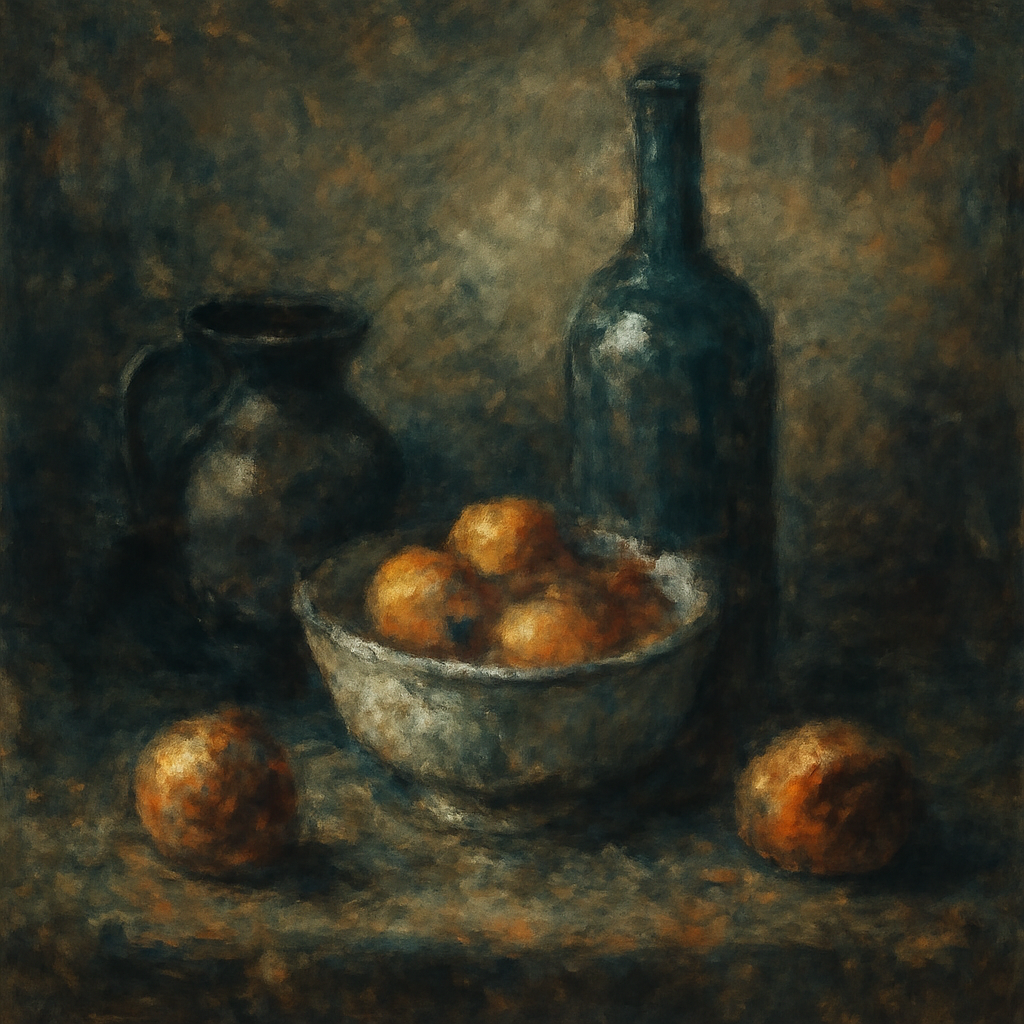 impressionist moody still life