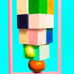 cubist playful still life