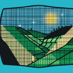 pop art surreal landscape