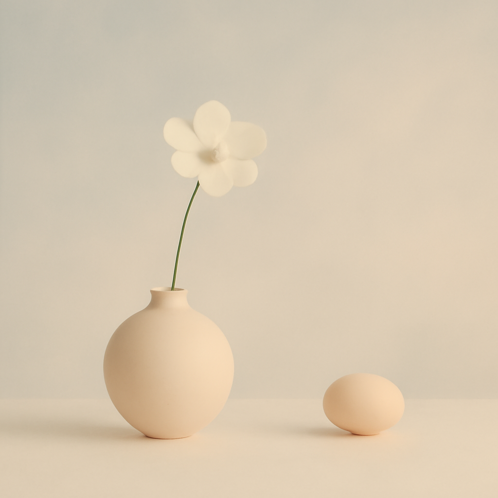 minimalist dreamy still life