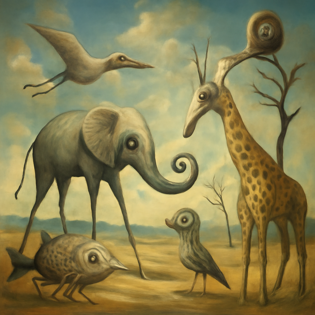 surrealist surreal wildlife