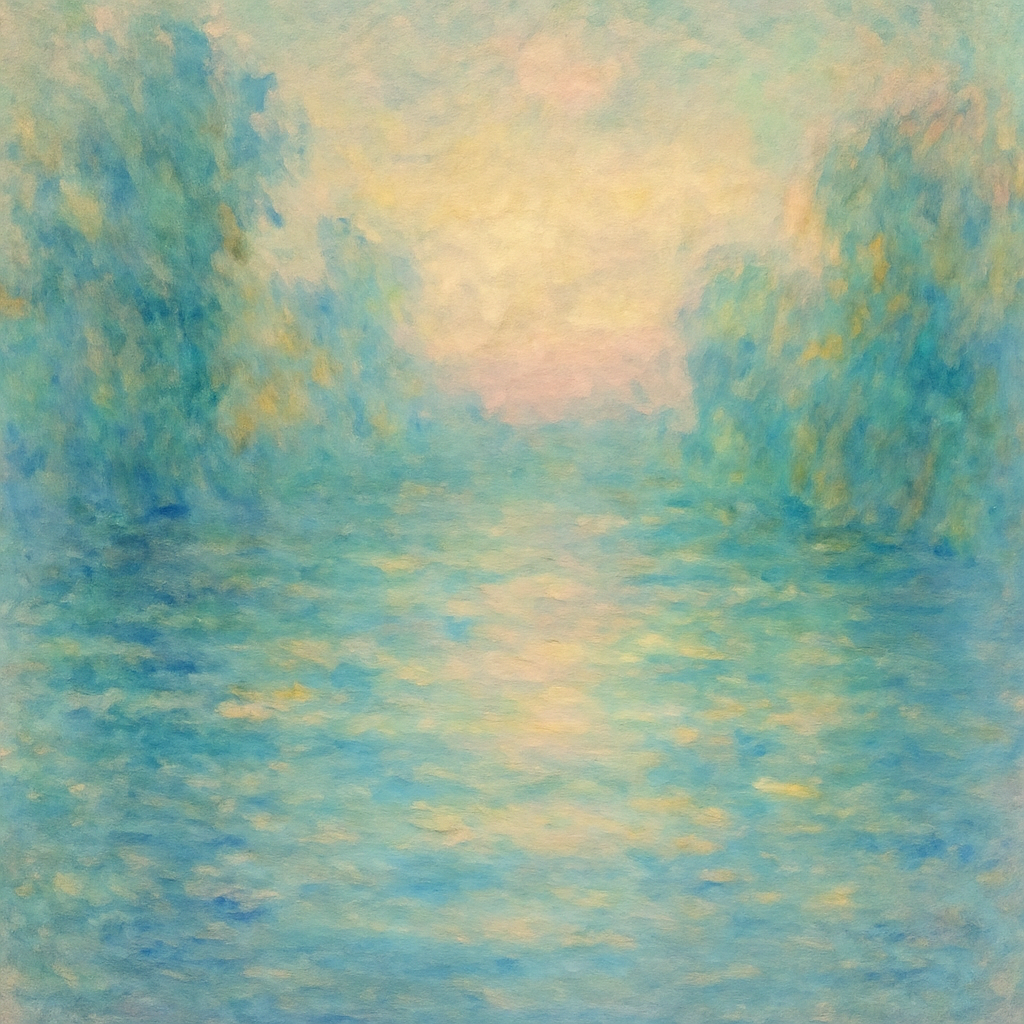 impressionist serene abstract