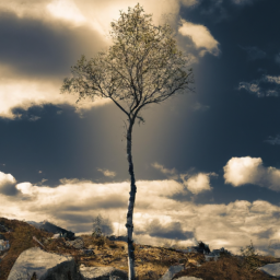 surrealist moody landscape