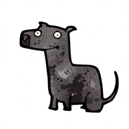 cartoon detailed dog